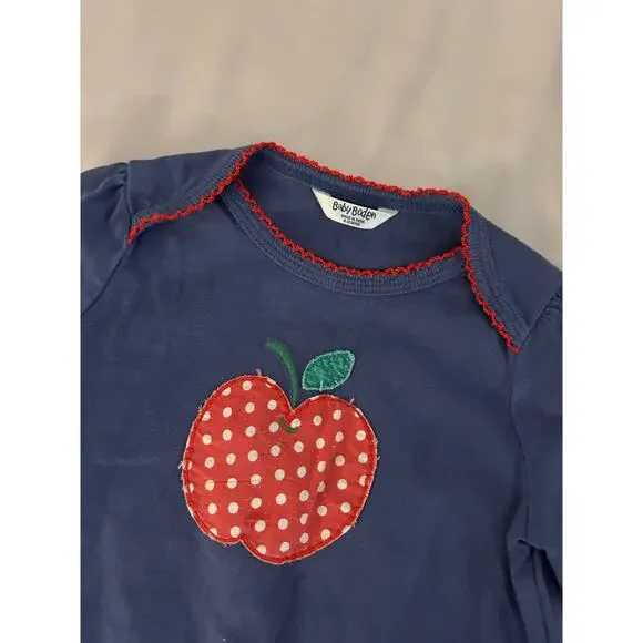 Mini boden apple shirt size 6-12m - Picture 2 of 2